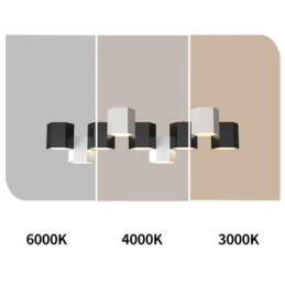 Nowoczesna sześciokątna lampa wisząca, kreatywna kombinacja lamp wiszących