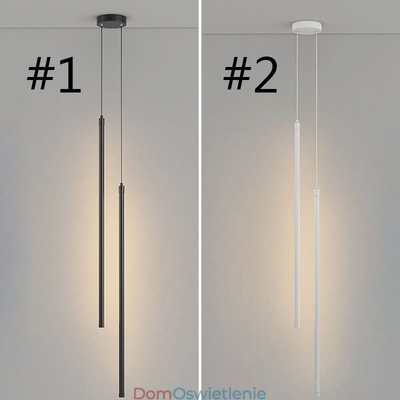 Wisząca lampa Nordic Long Tube wisząca lampa wyspa