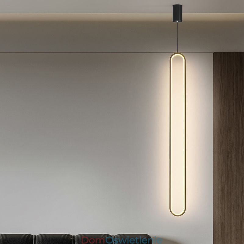 Nowoczesna lampa wisząca Minimalistyczna lampa wisząca owalna