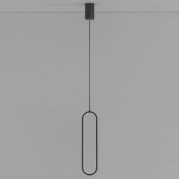 Nowoczesna lampa wisząca Minimalistyczna lampa wisząca owalna