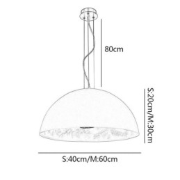 Lampy wiszące półkoliste, nordyckie, minimalistyczne, wiszące, kawiarniane