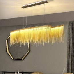 Nowoczesna lampa wisząca Kreatywna lampa wisząca Tassel Cafe