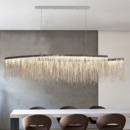 Nowoczesna lampa wisząca Kreatywna lampa wisząca Tassel Cafe