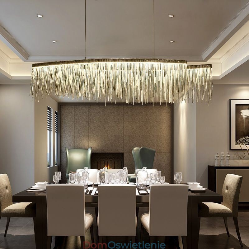 Nowoczesna lampa wisząca Kreatywna lampa wisząca Tassel Cafe