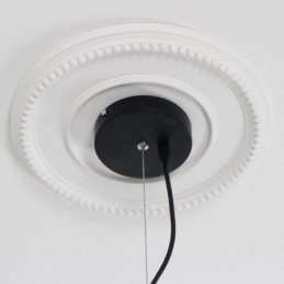 Nowoczesny żelazny żyrandol, prosta lampa wisząca z żelaza