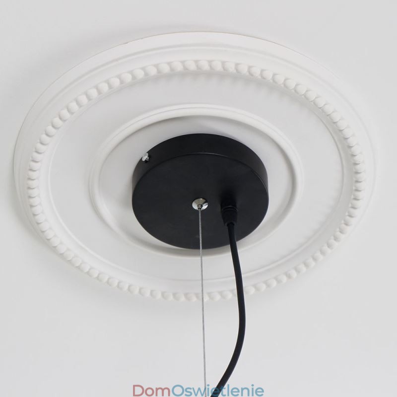 Nowoczesny żelazny żyrandol, prosta lampa wisząca z żelaza