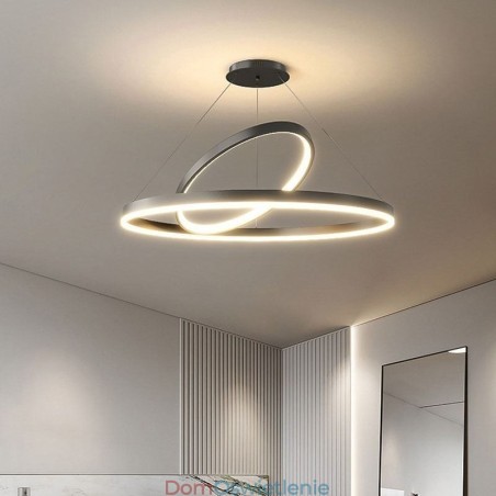 Nowoczesna lampa wisząca w kształcie okręgu, pierścienie akrylowe, lampa wisząca Nowoczesna lampa wisząca w kształcie okręgu, pierścienie akrylowe, lampa wisząca