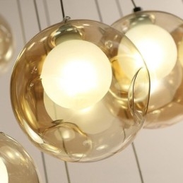 Nowoczesna kryształowa kula wisząca lampa kolorowy kryształowy żyrandol (kolorowy styl prosimy o kontakt)
