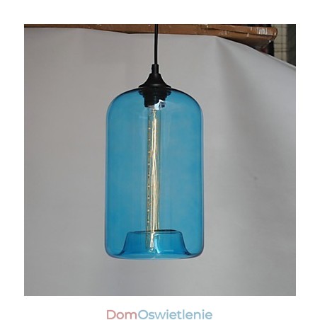 Wisząca butelka z wzorem 1 światła, minimalistyczne malowanie żelaza