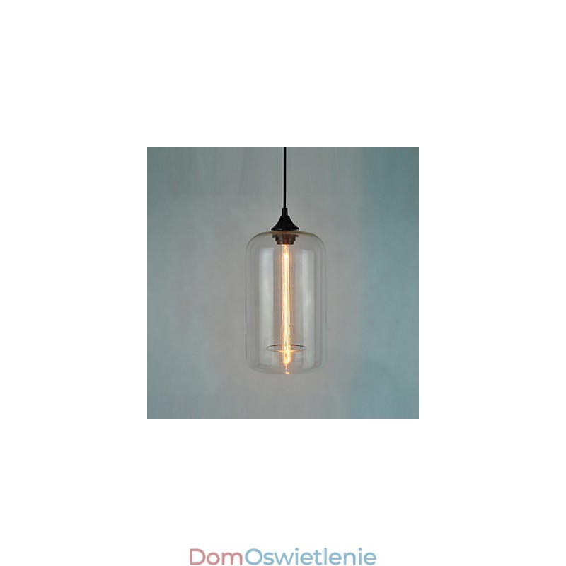 Wisząca butelka z wzorem 1 światła, minimalistyczne malowanie żelaza