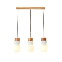 Japońska szklana lampa wisząca, kreatywna dekoracja, wisząca lampa