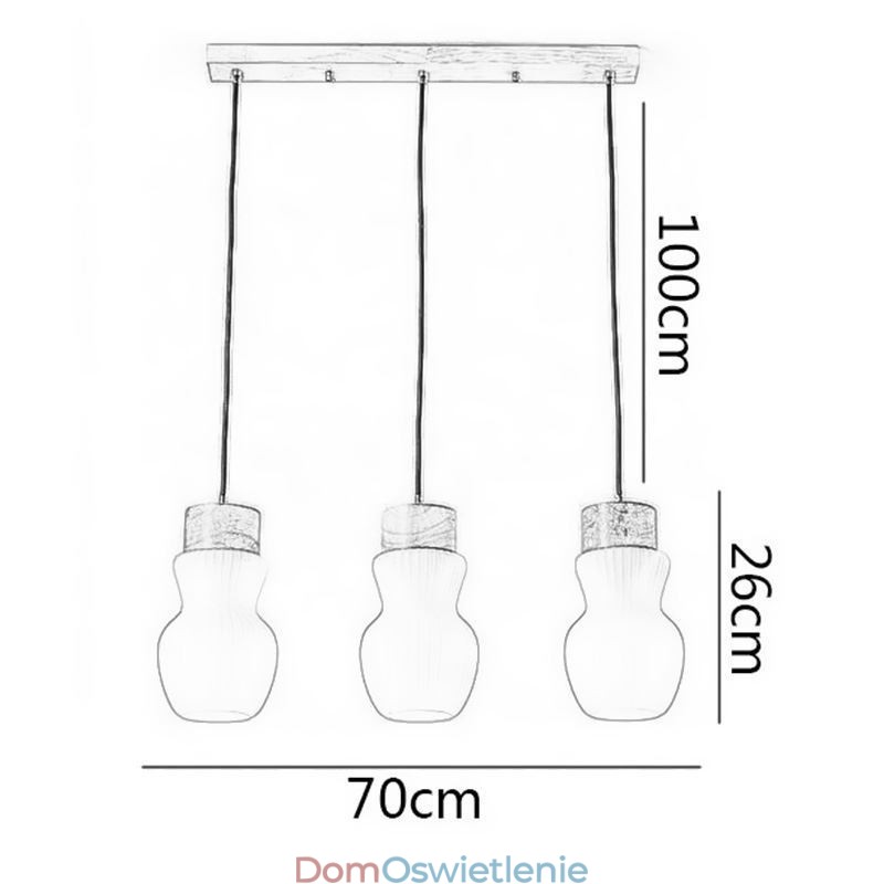 Japońska szklana lampa wisząca, kreatywna dekoracja, wisząca lampa