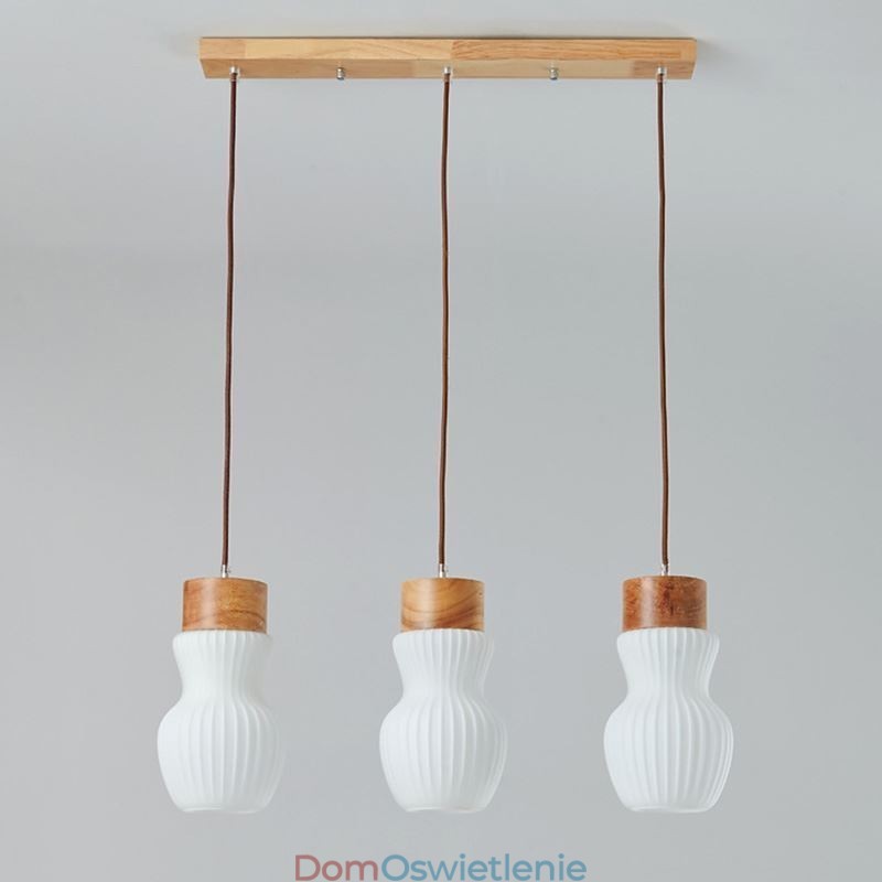 Japońska szklana lampa wisząca, kreatywna dekoracja, wisząca lampa