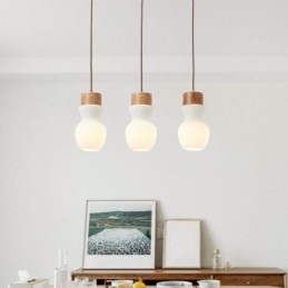 Japońska szklana lampa wisząca, kreatywna dekoracja, wisząca lampa