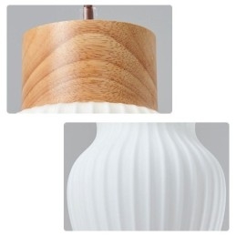 Japońska szklana lampa wisząca, kreatywna dekoracja, wisząca lampa