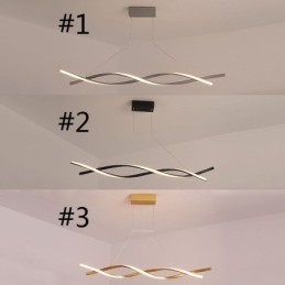 Nowoczesna lampa wisząca Twist Design lampa wisząca jadalnia