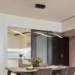 Nowoczesna lampa wisząca Twist Design lampa wisząca jadalnia
