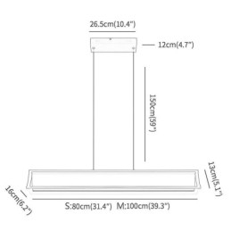 Nowoczesna lampa wisząca w kształcie książki, oświetlenie wiszące, salon