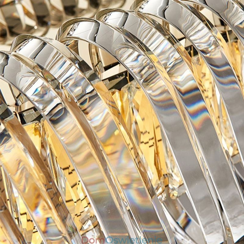 Europejska lampa wisząca okrągła szklana dekoracja wisząca