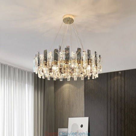 Luksusowy szklany żyrandol w stylu europejskim, lampa wisząca Luksusowy szklany żyrandol w stylu europejskim, lampa wisząca