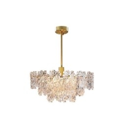 Luksusowa lampa wisząca do wystroju domu, szklany żyrandol, salon