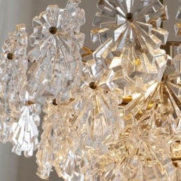 Luksusowa lampa wisząca do wystroju domu, szklany żyrandol, salon