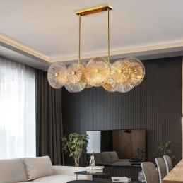 Nowoczesny żyrandol Spark Disc Firework Glass Pendant Lamp Home Decor Oświetlenie