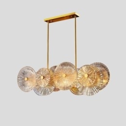 Nowoczesny żyrandol Spark Disc Firework Glass Pendant Lamp Home Decor Oświetlenie