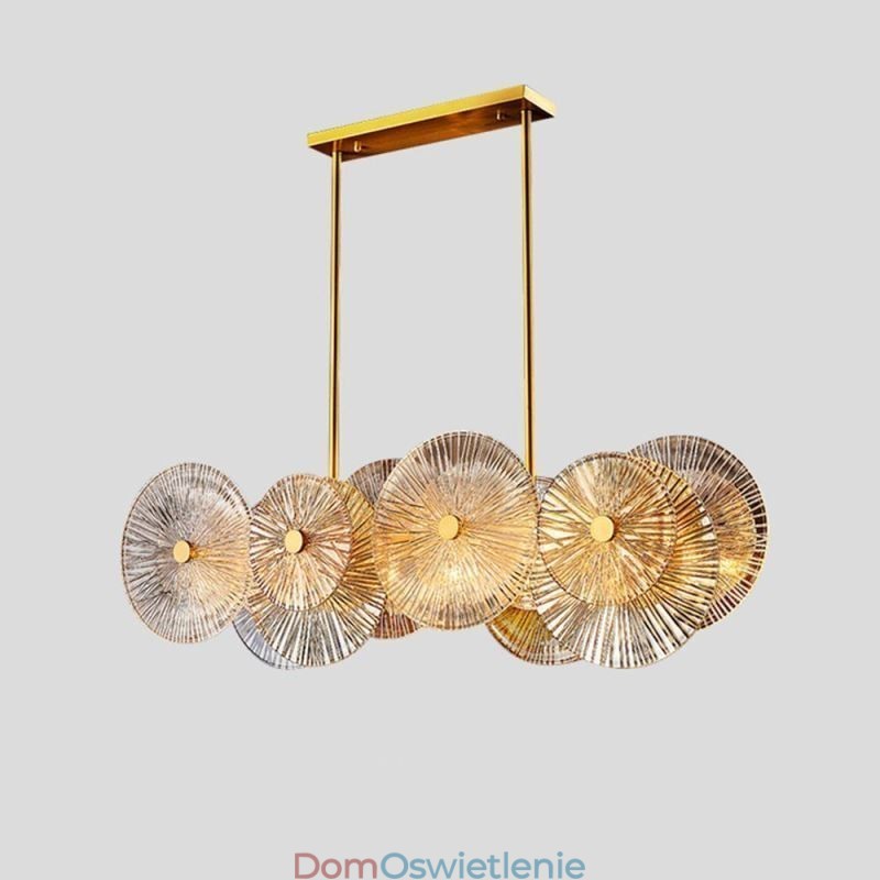 Nowoczesny żyrandol Spark Disc Firework Glass Pendant Lamp Home Decor Oświetlenie