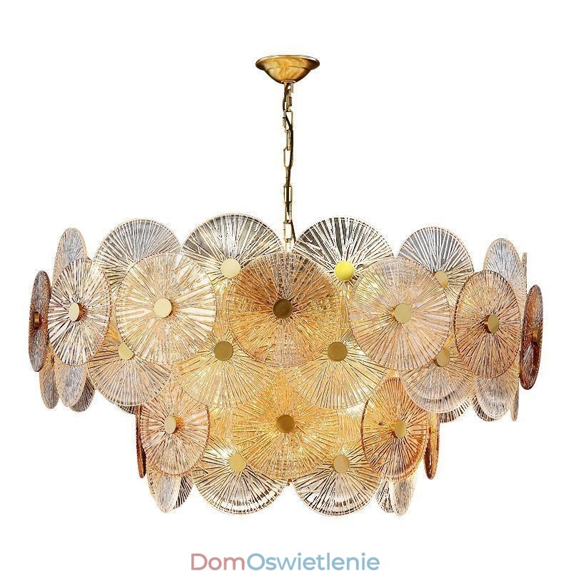 Nowoczesny żyrandol Spark Disc Firework Glass Pendant Lamp Home Deco Lighting