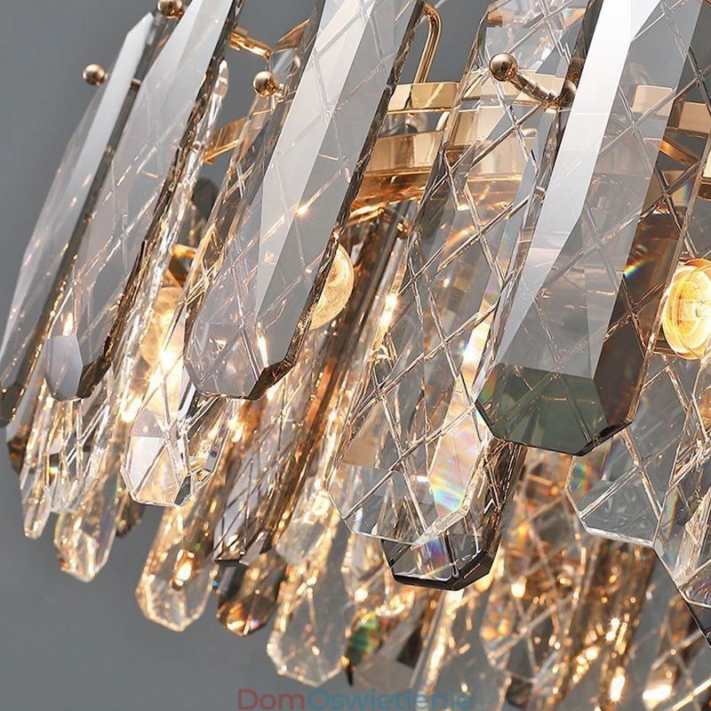 Europejska szklana lampa wisząca luksusowa lampa wisząca