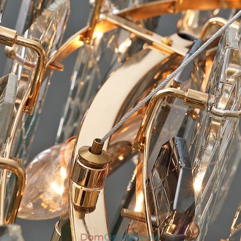 Europejska szklana lampa wisząca luksusowa lampa wisząca