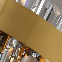 Lekki luksusowy żyrandol w stylu postmodernistycznym, szklany wiszący żyrandol