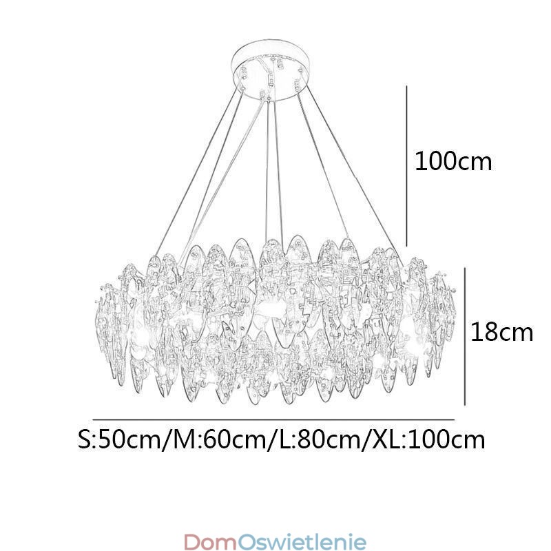 Postmodernistyczna luksusowa lampa wisząca Nowoczesna minimalistyczna lampa wisząca