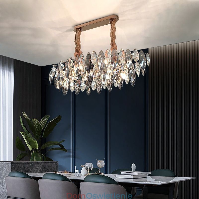 Luksusowa lampa wisząca do domu, dekoracja szklana, żyrandol, salon