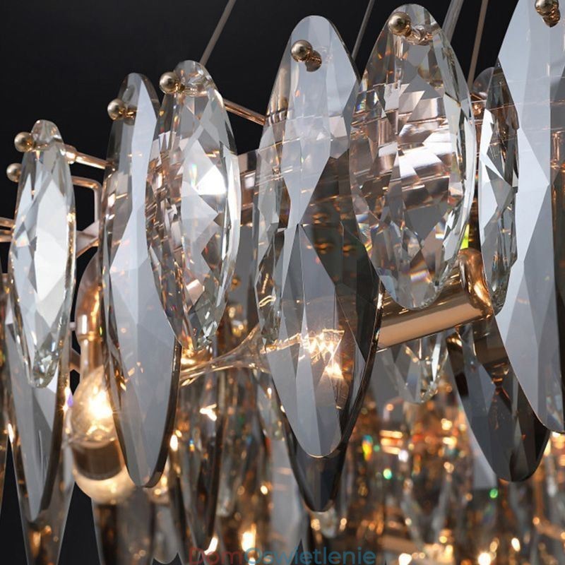 Luksusowa lampa wisząca do domu, dekoracja szklana, żyrandol, salon