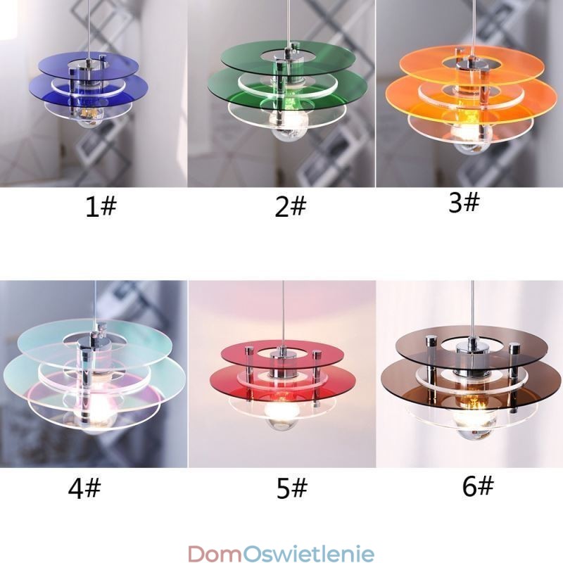 Nordic Wisząca Lampa Post Modern Dekoracja Akrylowa Wisząca Lampa