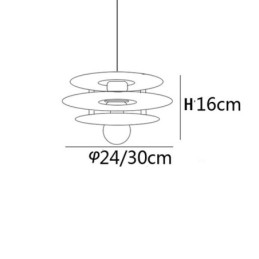 Nordic Wisząca Lampa Post Modern Dekoracja Akrylowa Wisząca Lampa