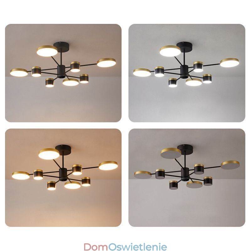 Żyrandol Gwiazda Projekcja Wisząca Lampa