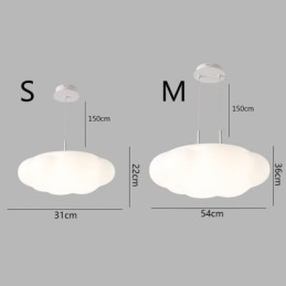 Kreatywna lampa wisząca Biała chmura Lampa wisząca