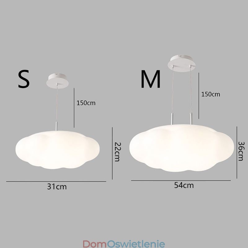Kreatywna lampa wisząca Biała chmura Lampa wisząca