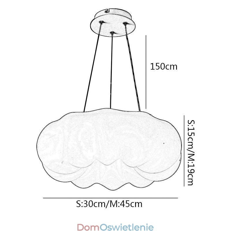 Nordic Lampa wisząca Kreatywność Dynia Kształt Wiszące Lampy