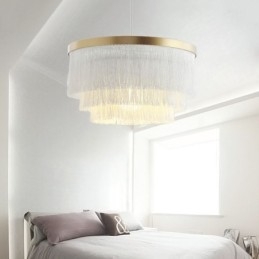 Nordic Dekoracyjna Lampa Wisząca Ciepła Romantyczna Tassel Żyrandol Kreatywna Lampa Wisząca