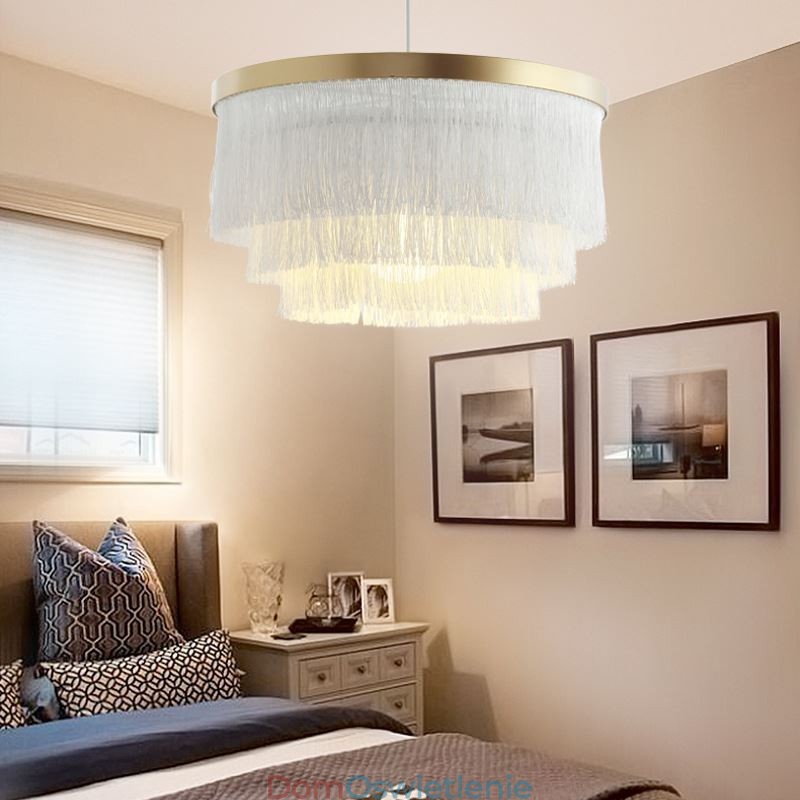 Nordic Dekoracyjna Lampa Wisząca Ciepła Romantyczna Tassel Żyrandol Kreatywna Lampa Wisząca