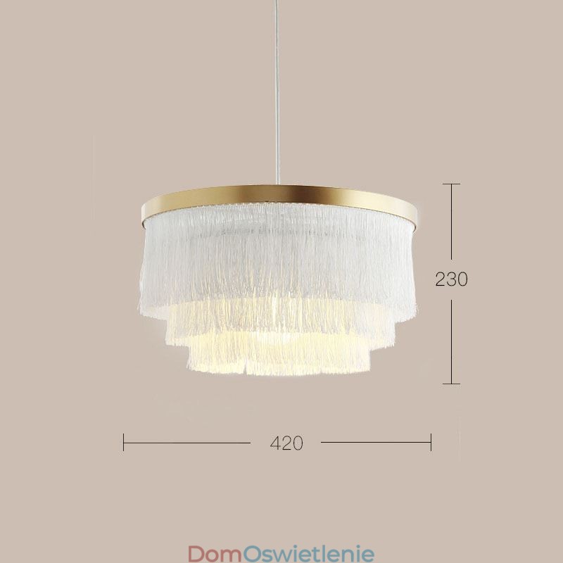 Nordic Dekoracyjna Lampa Wisząca Ciepła Romantyczna Tassel Żyrandol Kreatywna Lampa Wisząca
