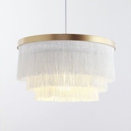 Nordic Dekoracyjna Lampa Wisząca Ciepła Romantyczna Tassel Żyrandol Kreatywna Lampa Wisząca