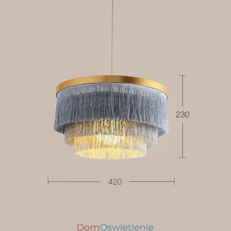 Nordic Dekoracyjna Lampa Wisząca Ciepła Romantyczna Tassel Żyrandol Kreatywna Lampa Wisząca