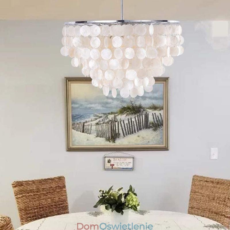 Europejska muszla morska wisząca lampa nowoczesna lampa wisząca