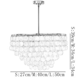 Europejska muszla morska wisząca lampa nowoczesna lampa wisząca