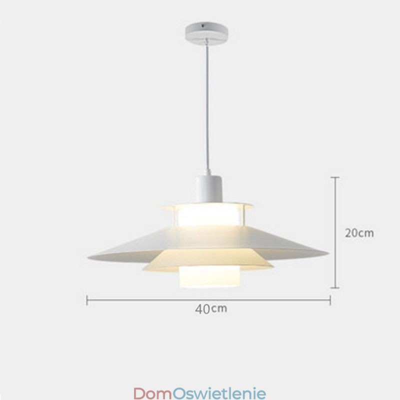 Nordic Aluminiowa lampa wisząca Nowoczesne minimalistyczne oświetlenie sufitowe